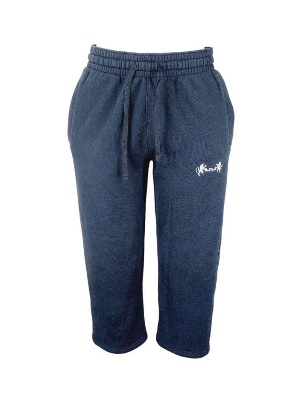Nike Women's Black Relax-Fit Straight Fleece Cropped Sweatpants Size M